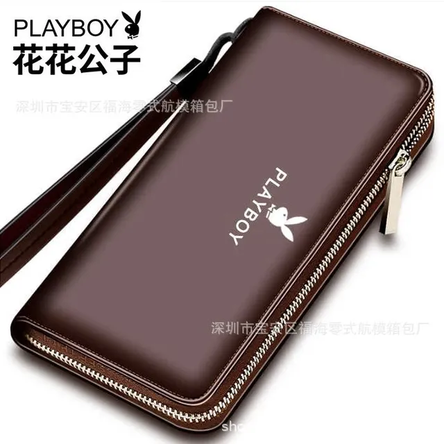 Lacoste Zip-Around Wallet Rabbit Logo