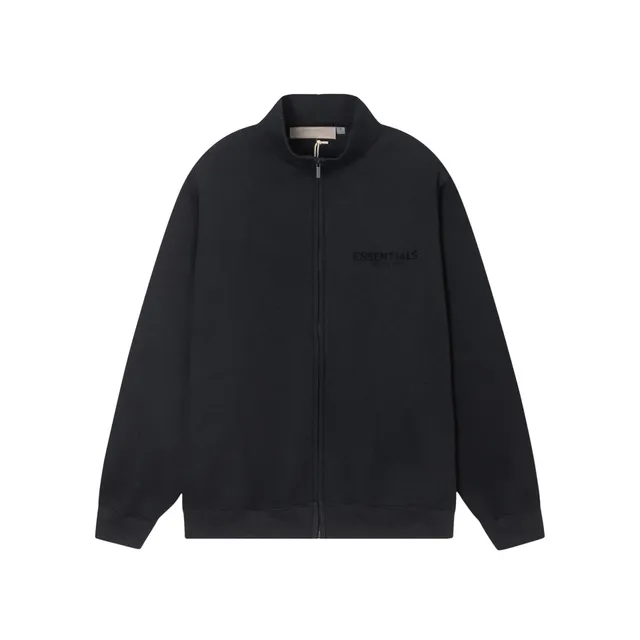 Fear of God Essentials Zip-Up Sweatshirt Essentials Logo