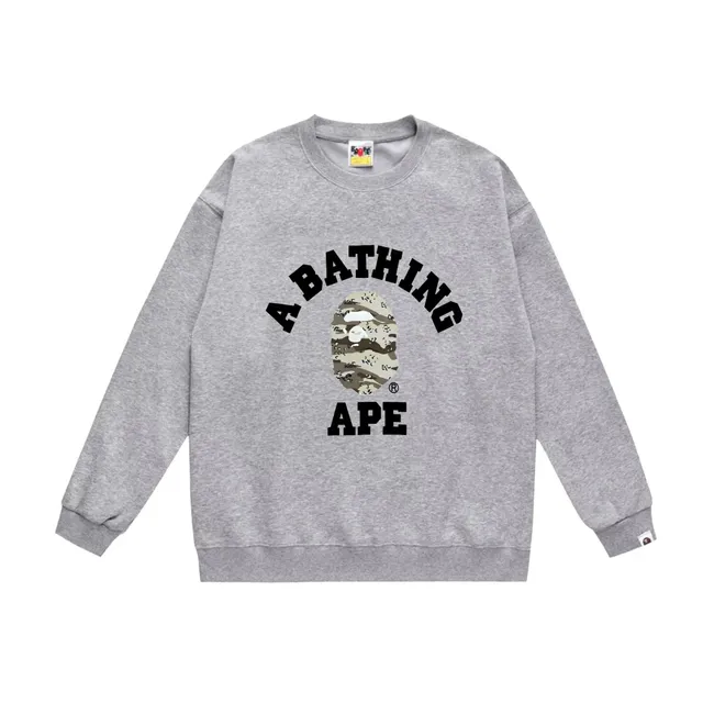 BAPE Crewneck Sweatshirt Camouflage Ape Head