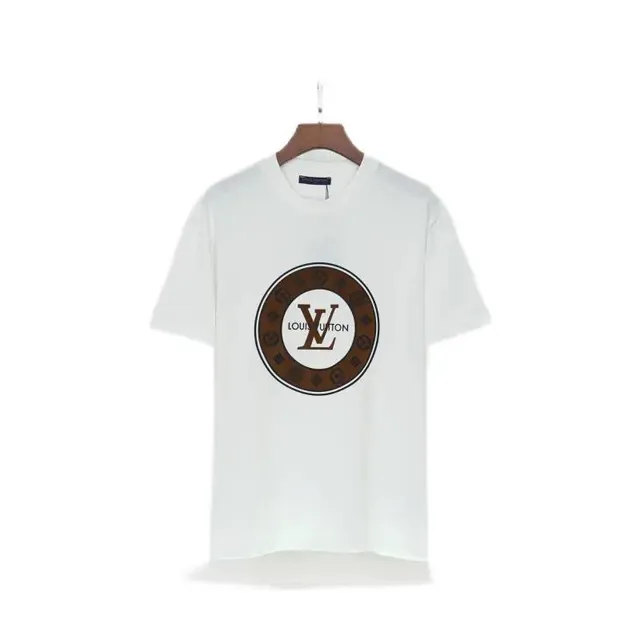 Louis Vuitton T-Shirt Circle Logo Print