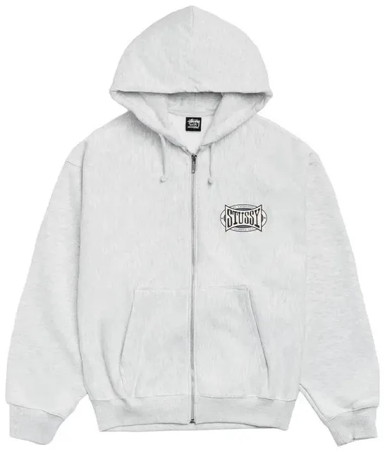 Stüssy Zip-Up Hoodie Box Logo