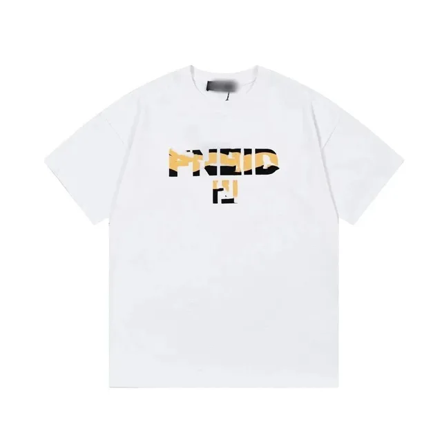 Fendi Logo T-Shirt Distorted FF Print