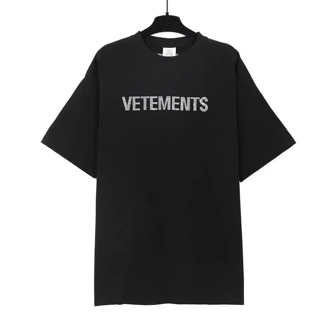 Vetements Logo Tee Crystal Logo