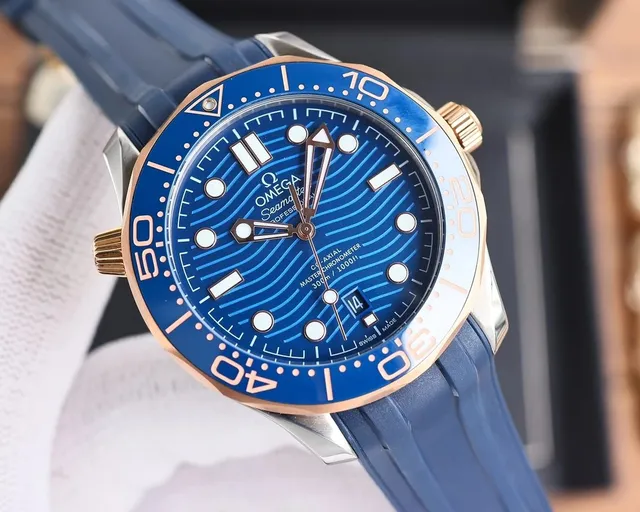 Omega Seamaster Diver 300M Wave Pattern Dial