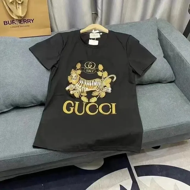 Gucci × Burberry T-Shirt Tiger Embroidery