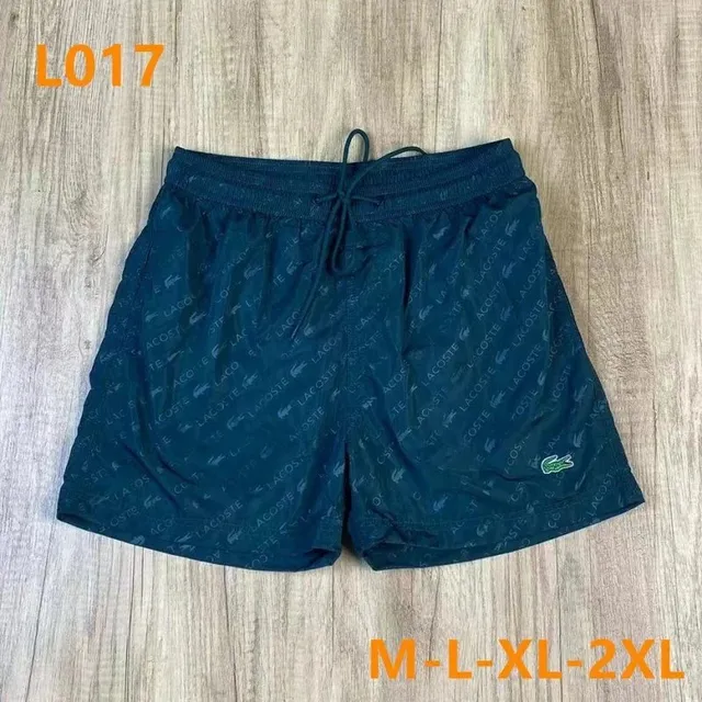 Lacoste Logo-Print Swim Shorts All-Over Croc Print