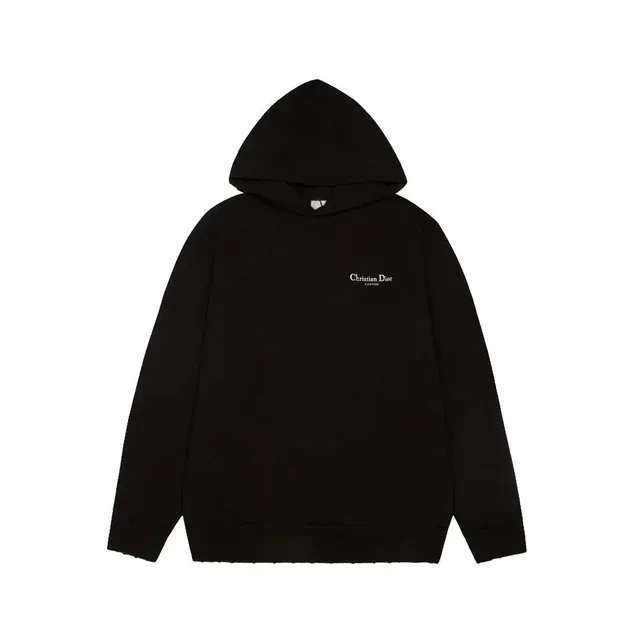 Dior Hooded Sweatshirt Embroidered Logo