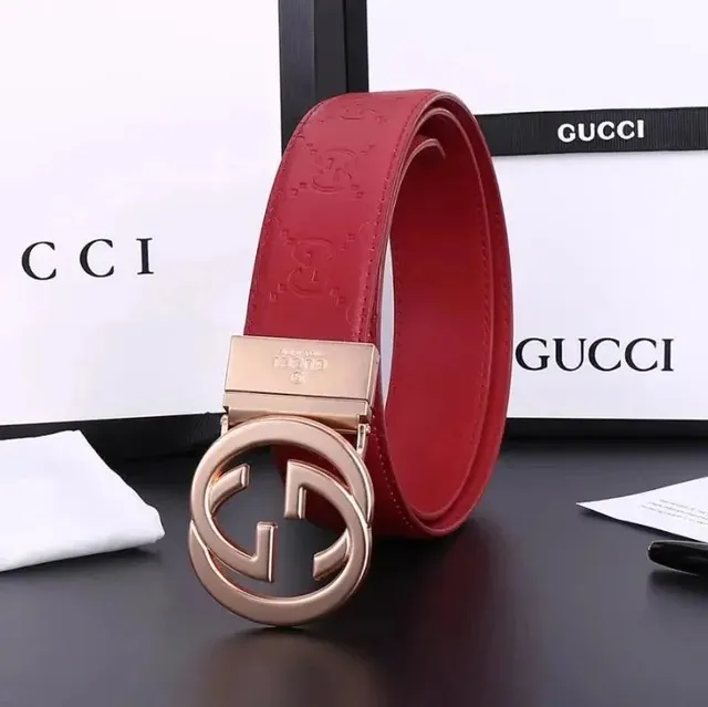 Gucci GG Marmont Belt Embossed Leather with Interlocking G Buckle