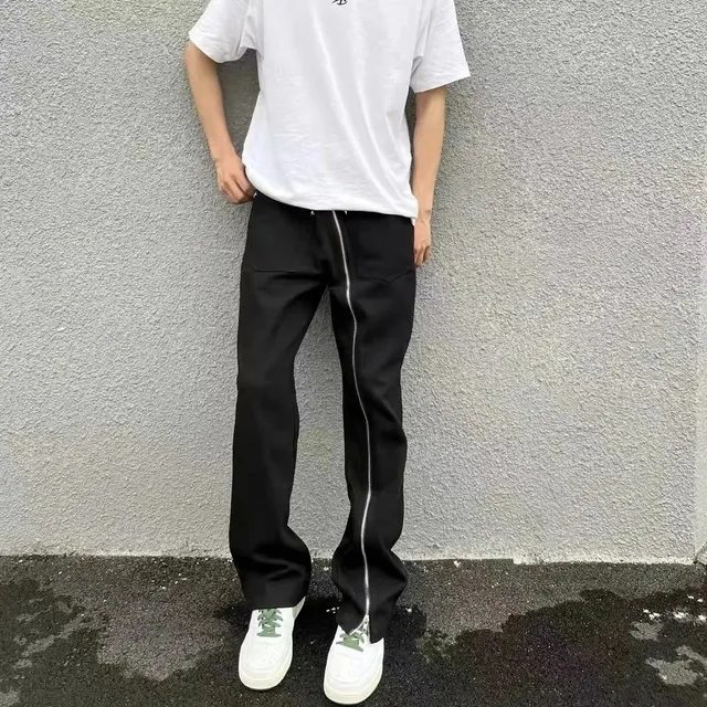 Zipper Trousers Side Zip