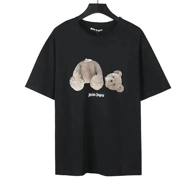 Palm Angels Graphic Tee Crystal Bear