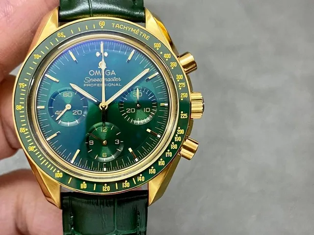 Omega Speedmaster Professional Green Dial with Green Bezel