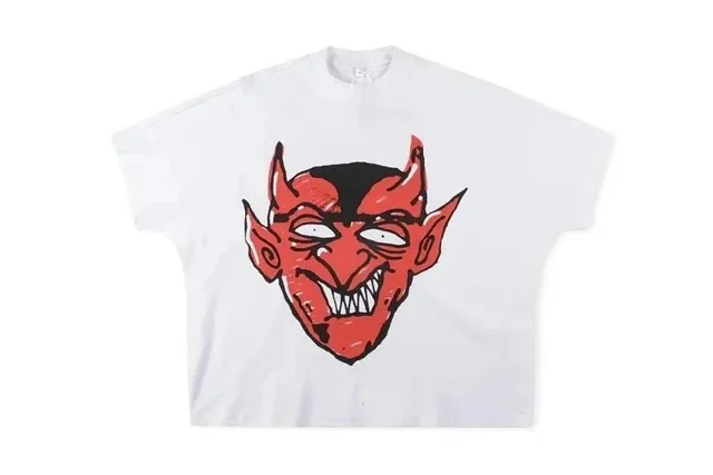 Hellstar Devil Face Tee Red Devil Graphic