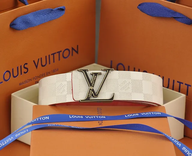Louis Vuitton LV Initiales Belt Damier Azur