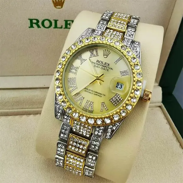 Rolex Day-Date Diamond Bezel and Bracelet