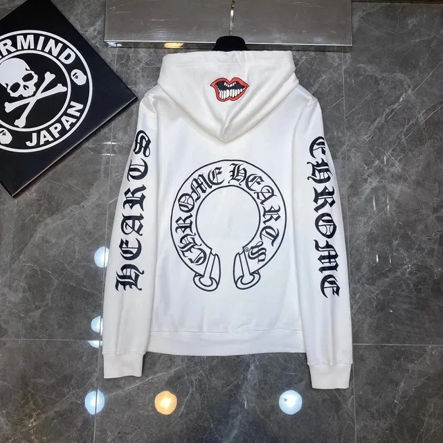 Hoodie Chrome Hearts Logo Print