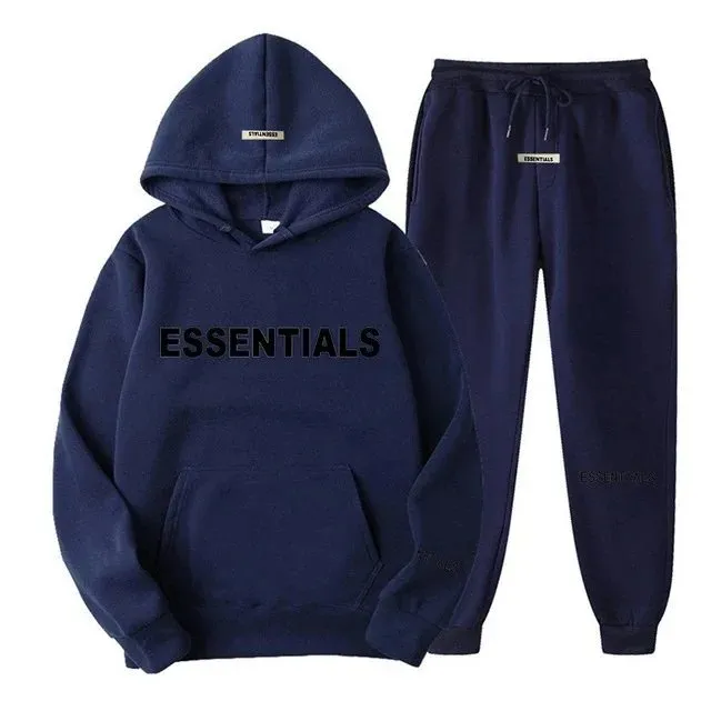 Fear of God Essentials Hoodie and Joggers Set Essentials Logo