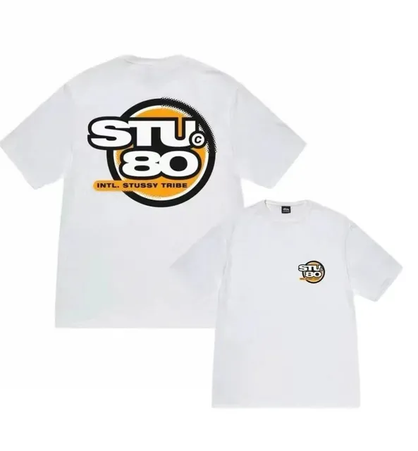 Stüssy × Corteiz Graphic Tee STU80 International Stussy Tribe