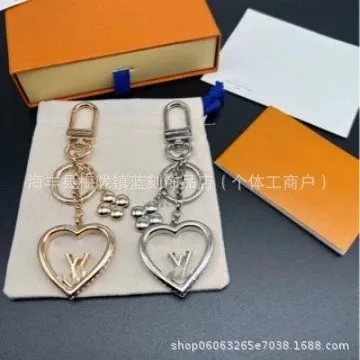 Louis Vuitton Heart Keychain LV Monogram