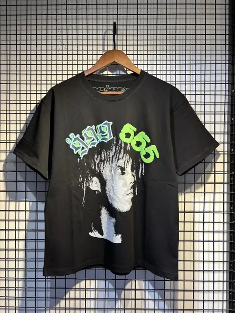 Sp5der × 999 Club Graphic Tee XXL Portrait Print
