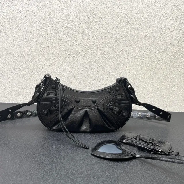 Balenciaga City Bag Crinkled Leather