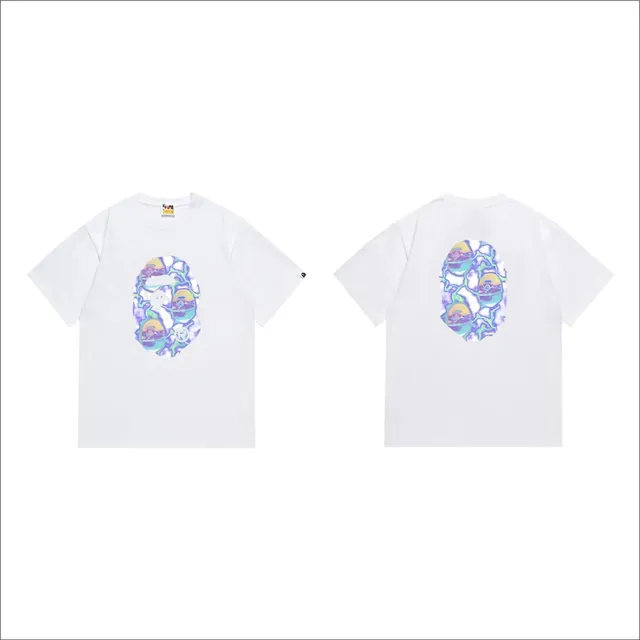 BAPE Shark Tee Holographic Ape Head