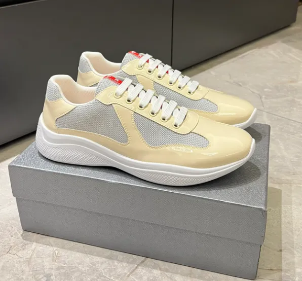 Prada sneakers Patent Leather and Mesh