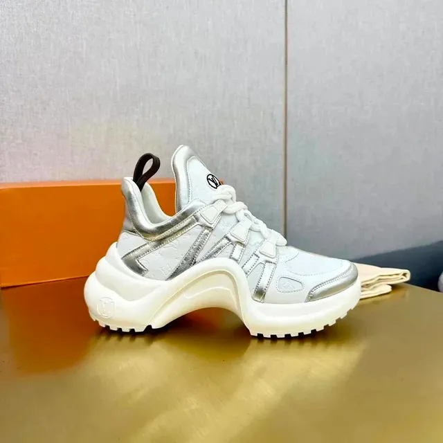 Louis Vuitton LV Trainer Monogram Silver