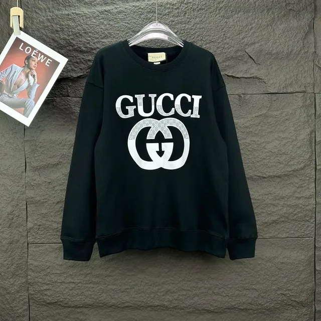 Gucci Crewneck Sweatshirt GG Logo Print