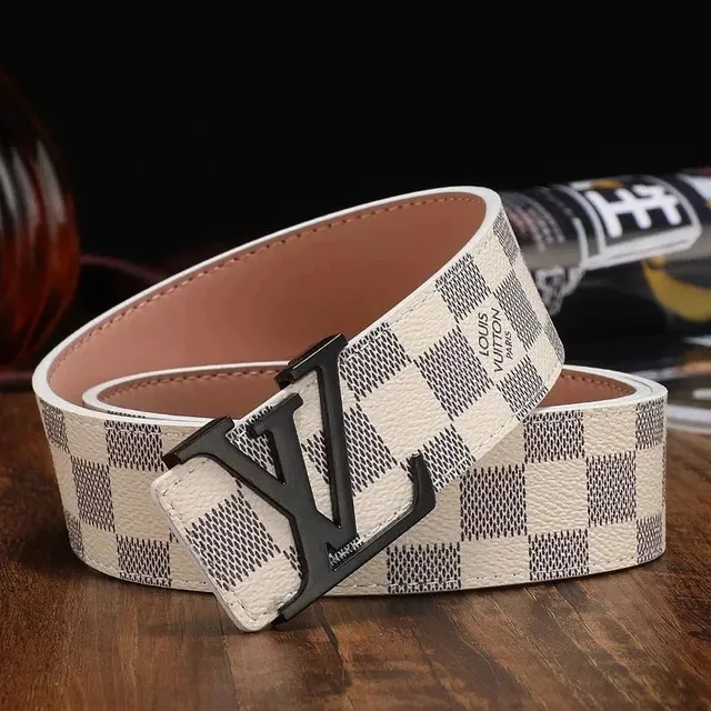 Louis Vuitton Reversible Belt Damier Azur