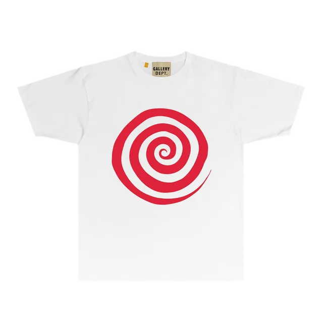 Gallery Dept. Spiral Graphic Tee Red Spiral Print