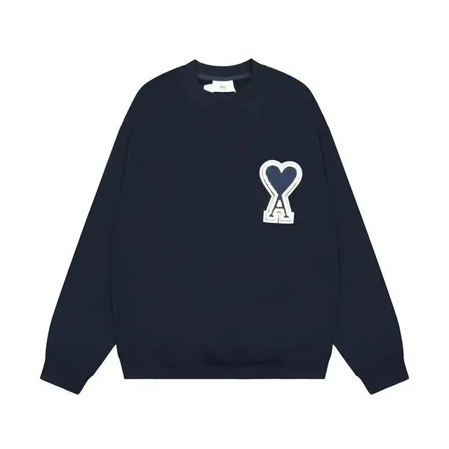AMI Paris Crewneck Sweatshirt Heart Logo