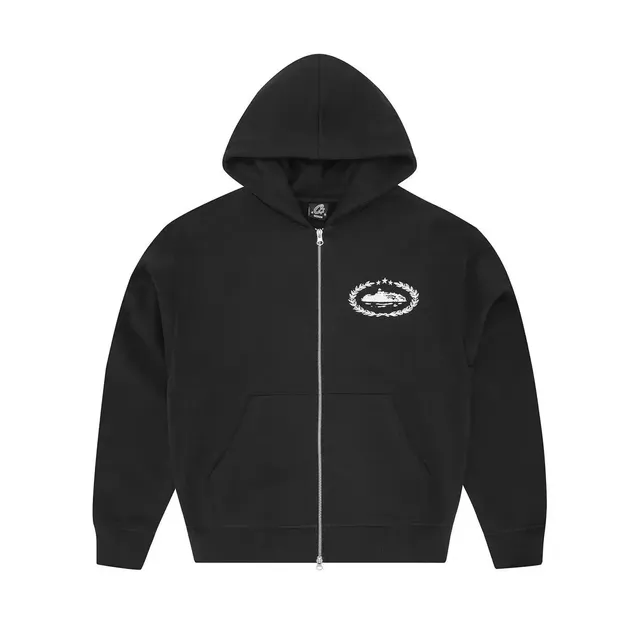 Broken Planet Zip-Up Hoodie UFO Wreath