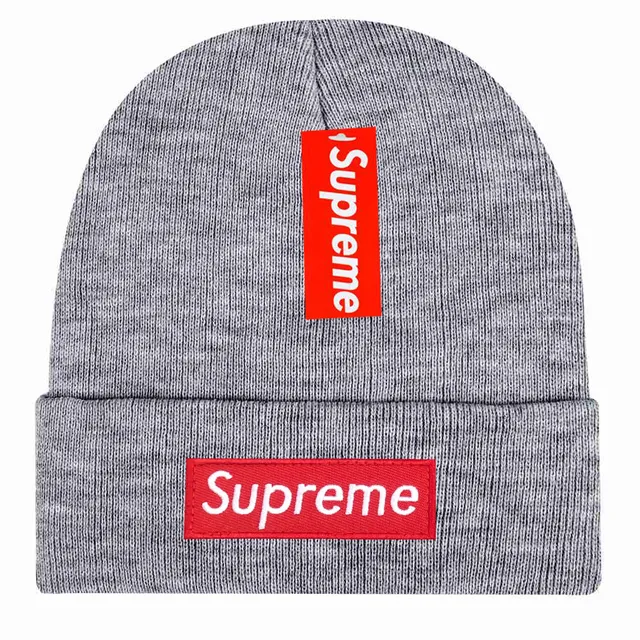 Supreme Box Logo Beanie Heather Grey