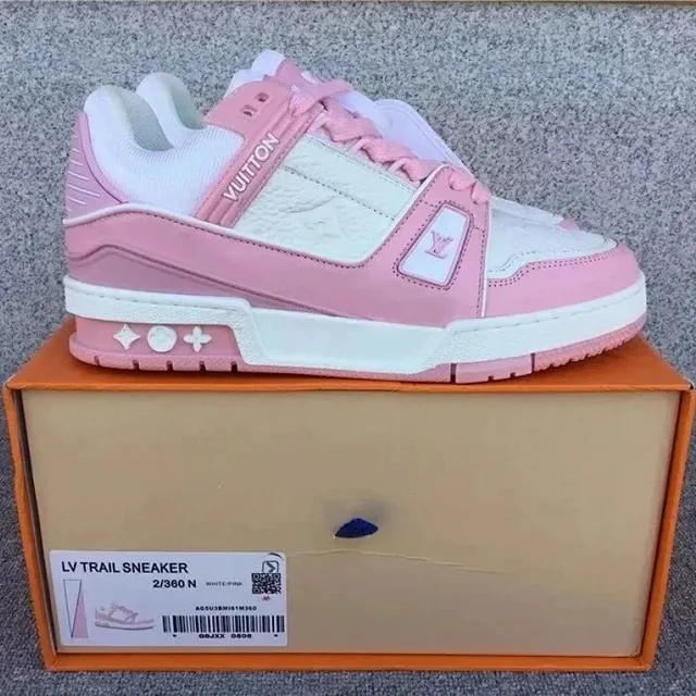 Louis Vuitton LV Trail Sneaker White/Pink