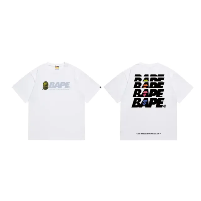 BAPE Graphic T-Shirt Ape Shall Never Kill Ape