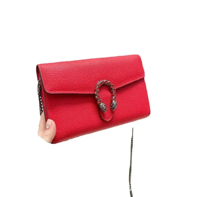 Gucci Dionysus Mini Red Grained Leather