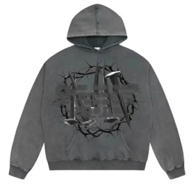 Sp5der Hoodie Thorn Crown Graphic