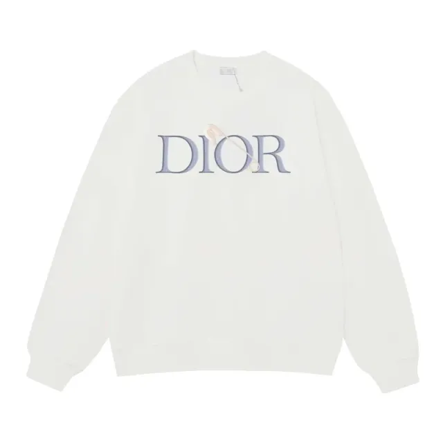 Dior Crewneck Sweatshirt Safety Pin Logo