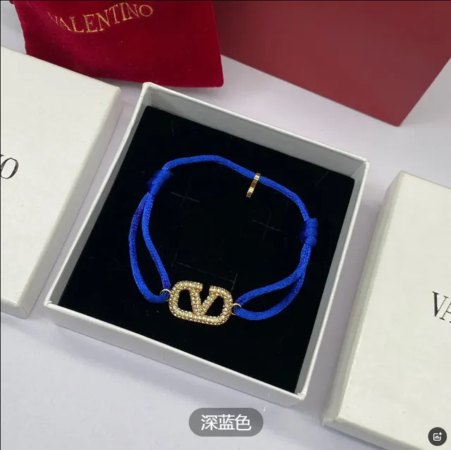 Valentino VLogo Bracelet Crystal-Embellished