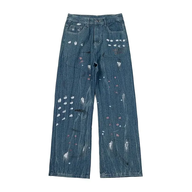Gallery Dept. Paint Splatter Jeans Distressed Paint-Splatter