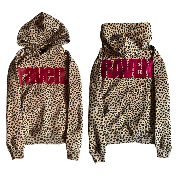 Hoodie Leopard Print