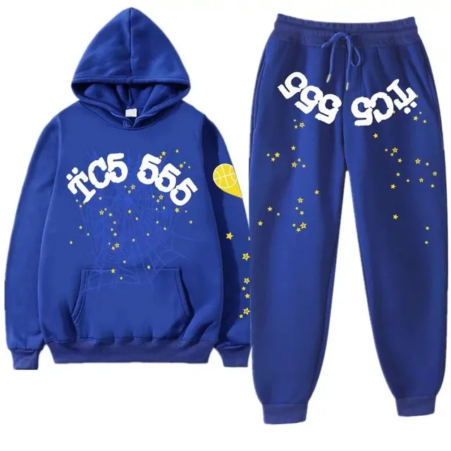Sp5der Hoodie and Joggers Set