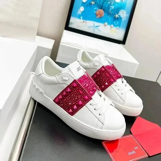 Valentino Rockstud Spike Crystal Strap