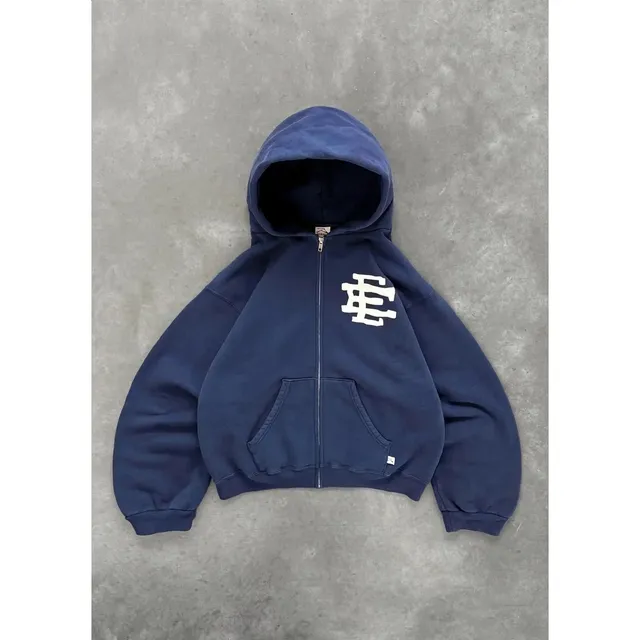 Fear of God Essentials Zip-Up Hoodie Logo Print