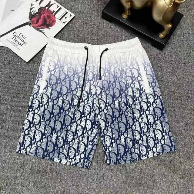 Dior Oblique Shorts Gradient Logo Print