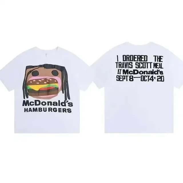 McDonald's Hamburgers Tee Travis Scott Meal Collaboration