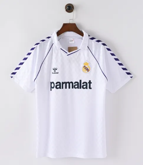 Hummel Real Madrid Home Jersey 1990s Parma Sponsor