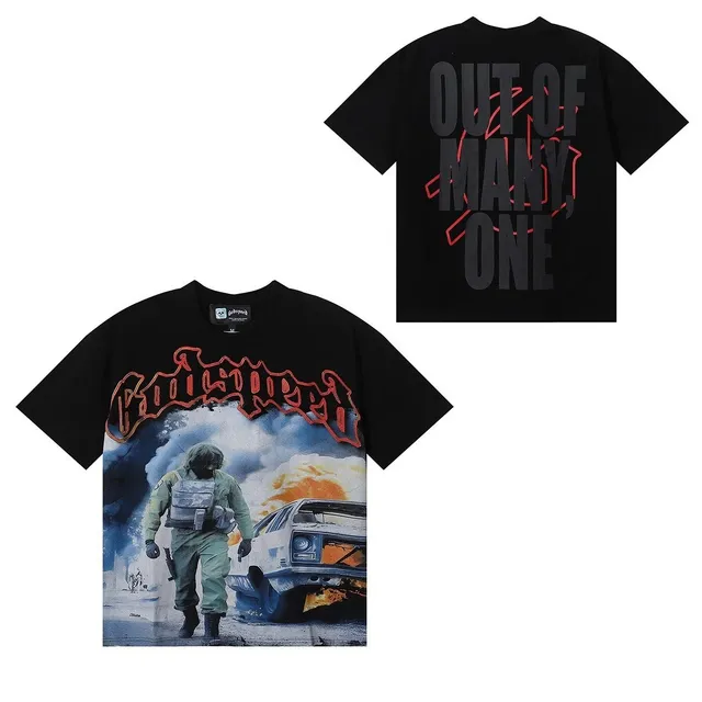 Godspeed Graphic Tee Out of Many, One