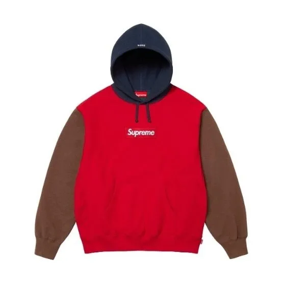 Supreme Box Logo Hooded Sweatshirt Colorblock
