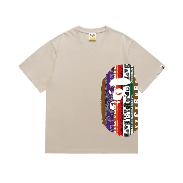 BAPE Graphic T-Shirt Multi-Logo Ape Head